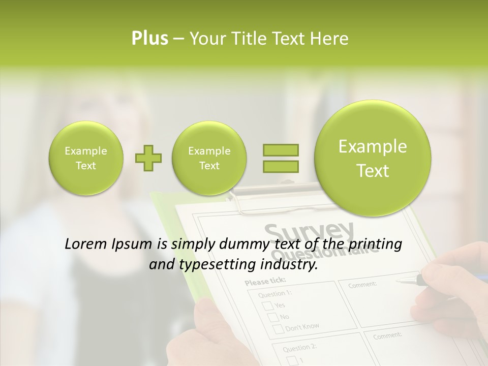 List Choice Checkbox PowerPoint Template