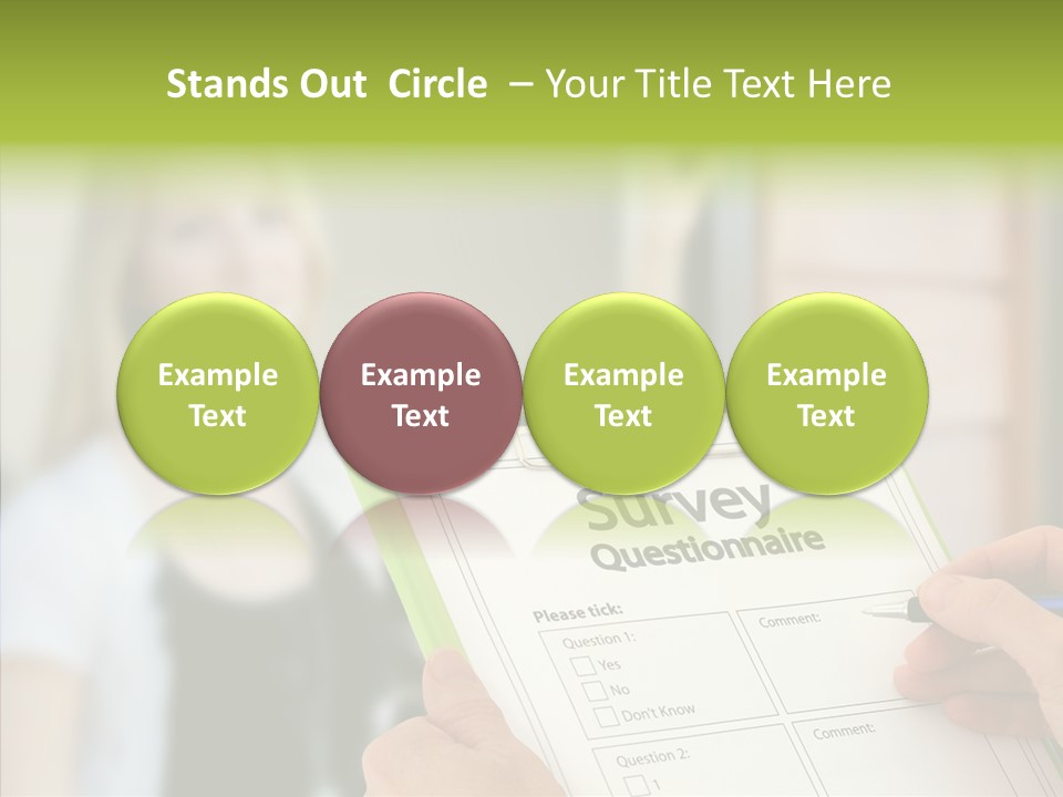 List Choice Checkbox PowerPoint Template