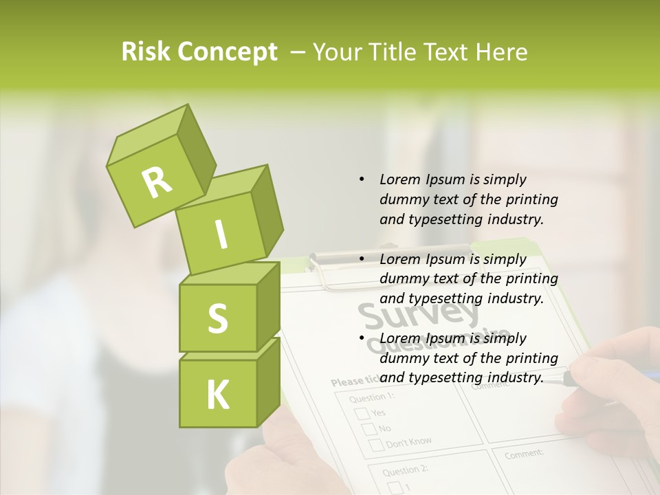 List Choice Checkbox PowerPoint Template