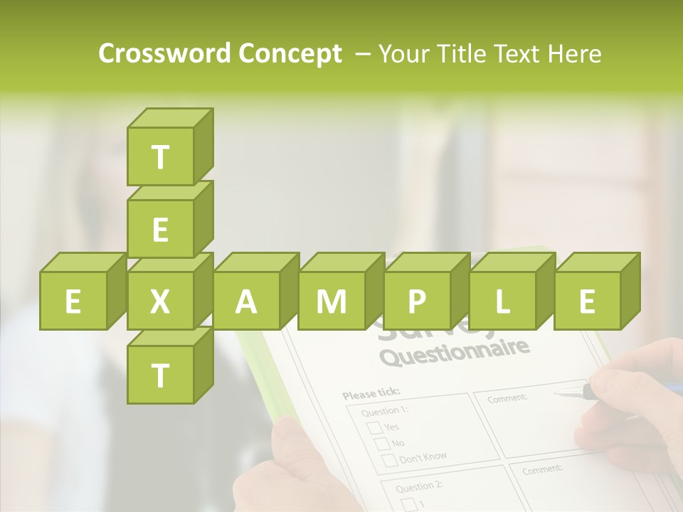 List Choice Checkbox PowerPoint Template