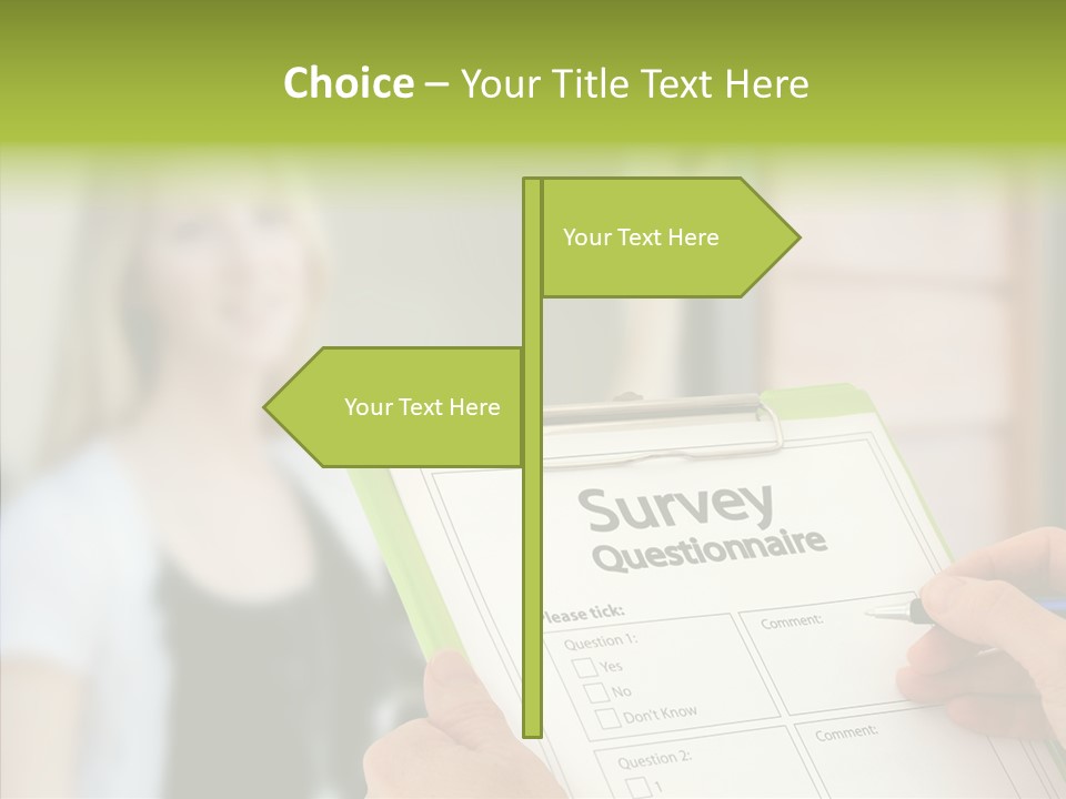 List Choice Checkbox PowerPoint Template