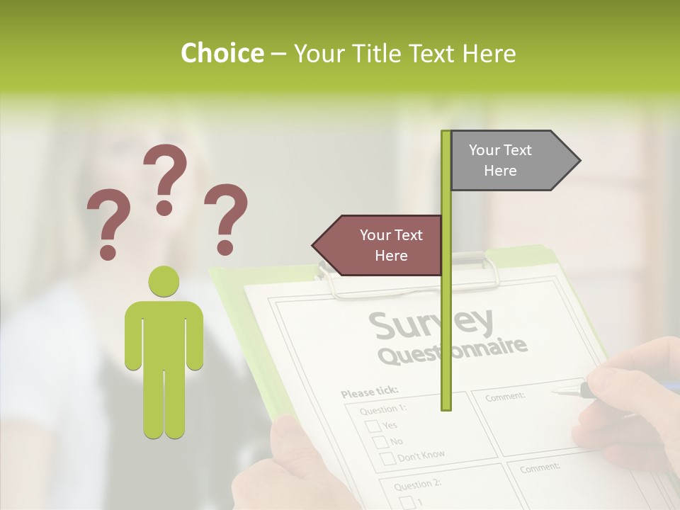 List Choice Checkbox PowerPoint Template