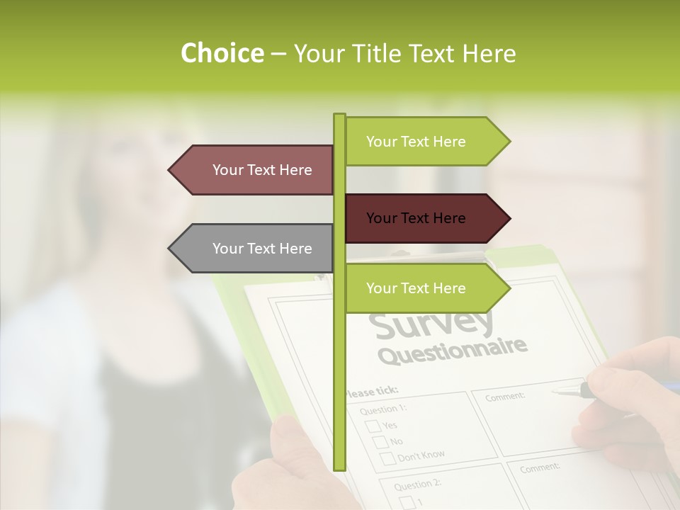 List Choice Checkbox PowerPoint Template