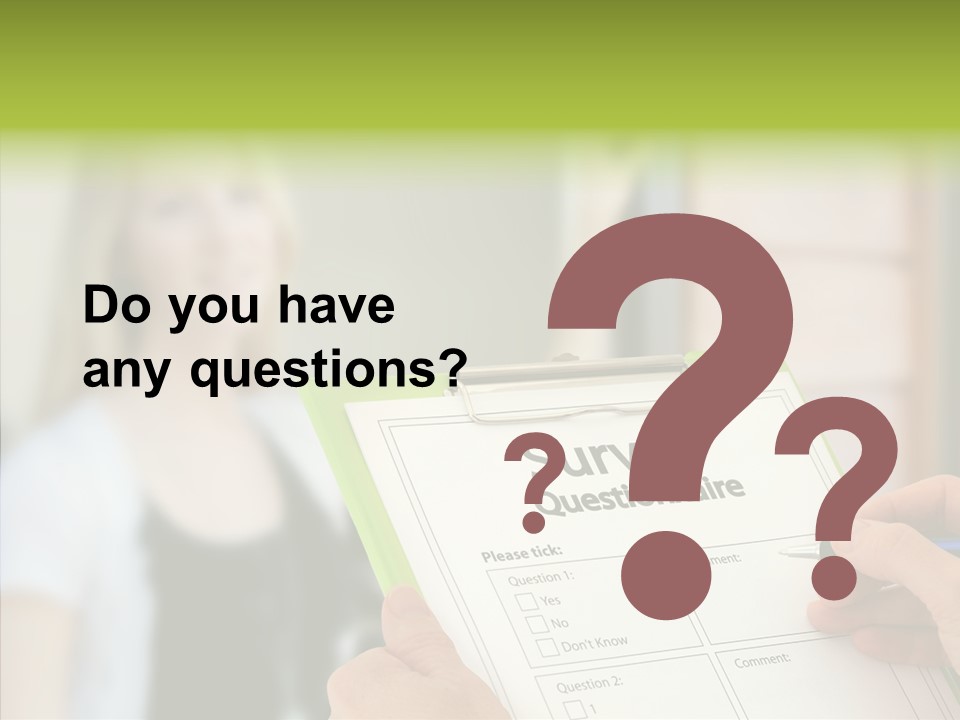 List Choice Checkbox PowerPoint Template