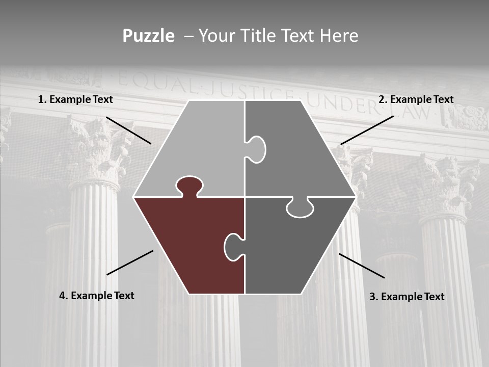 Architecture Courthouse Building PowerPoint Template