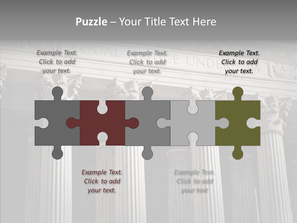 Architecture Courthouse Building PowerPoint Template