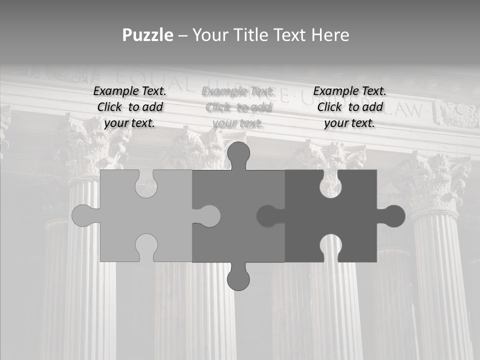 Architecture Courthouse Building PowerPoint Template