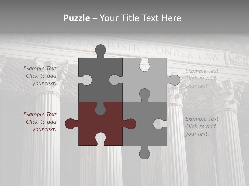 Architecture Courthouse Building PowerPoint Template