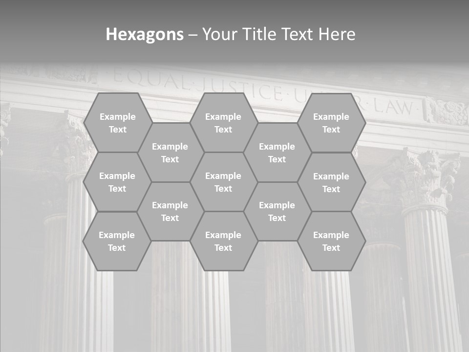 Architecture Courthouse Building PowerPoint Template