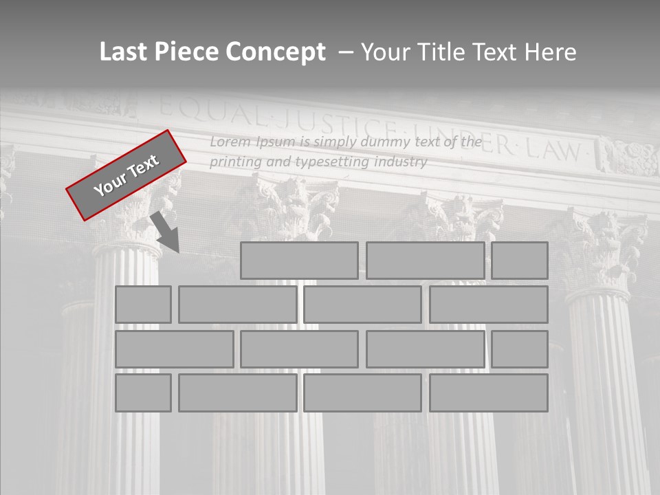 Architecture Courthouse Building PowerPoint Template