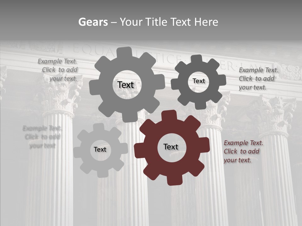 Architecture Courthouse Building PowerPoint Template