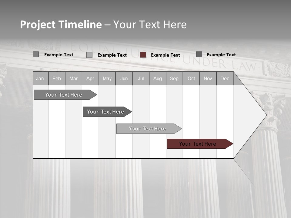 Architecture Courthouse Building PowerPoint Template