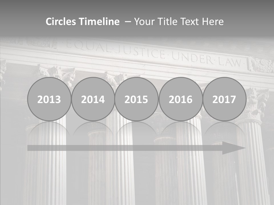 Architecture Courthouse Building PowerPoint Template