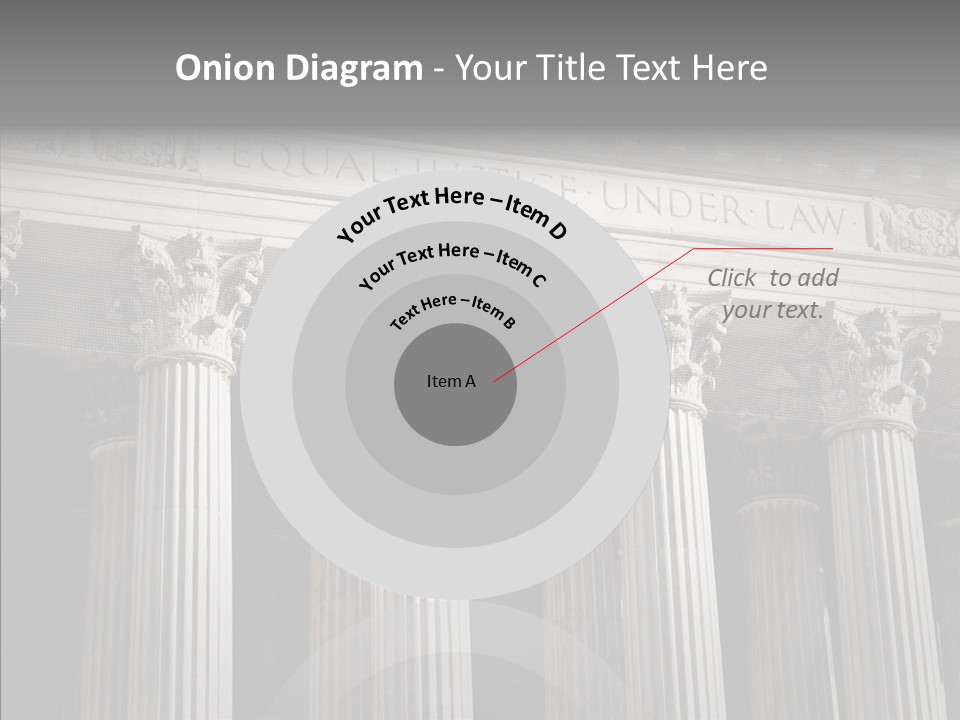 Architecture Courthouse Building PowerPoint Template