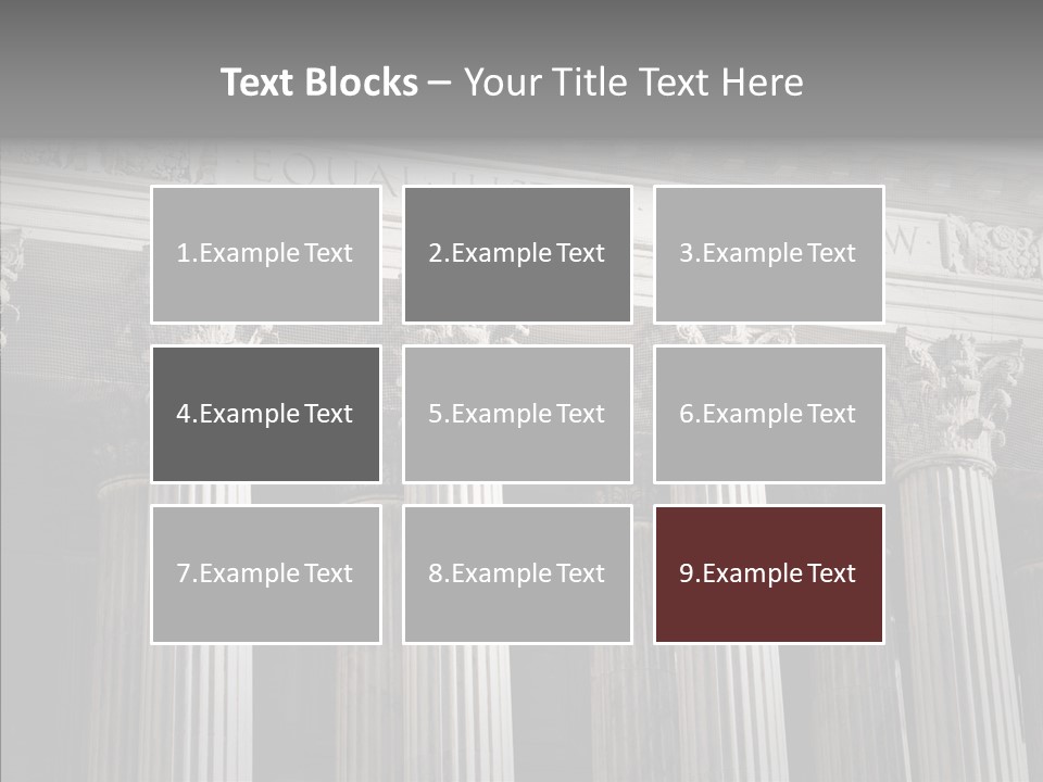 Architecture Courthouse Building PowerPoint Template