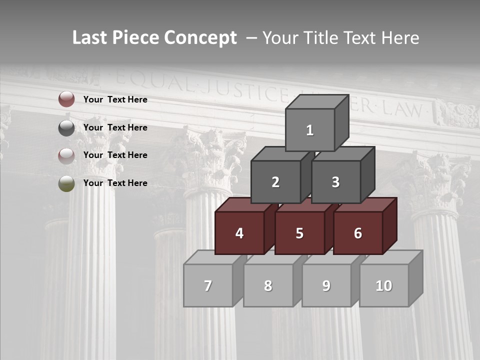 Architecture Courthouse Building PowerPoint Template