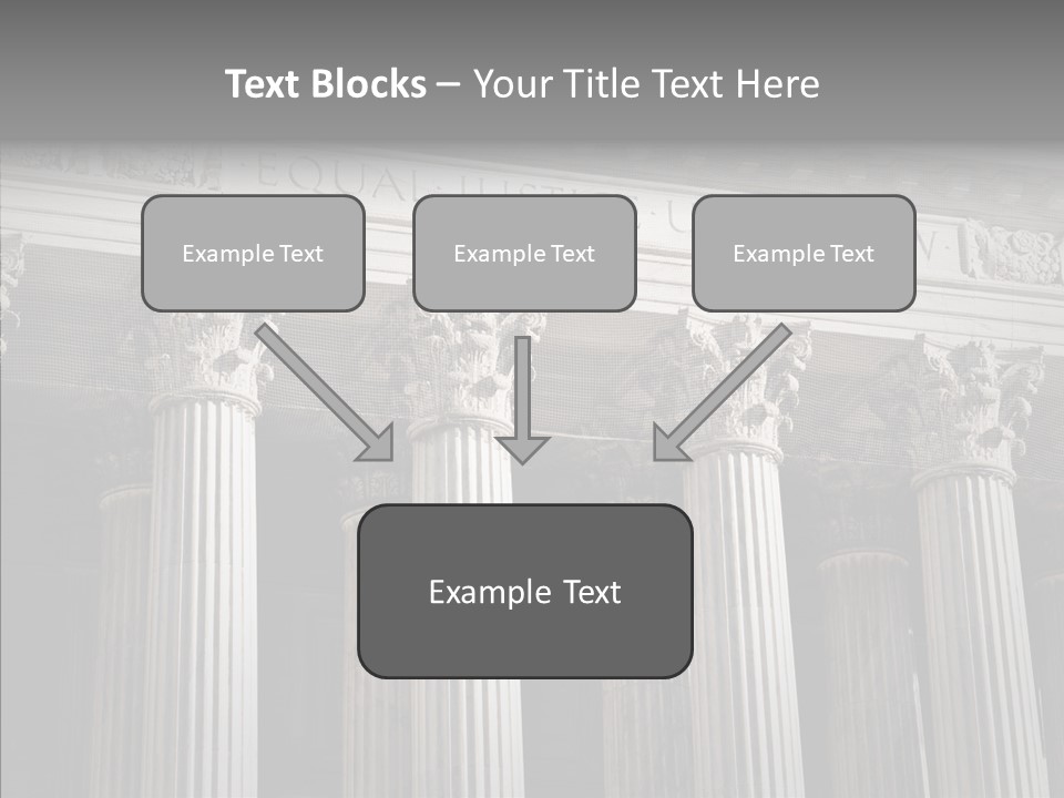 Architecture Courthouse Building PowerPoint Template