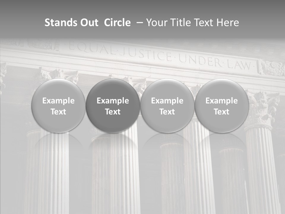 Architecture Courthouse Building PowerPoint Template