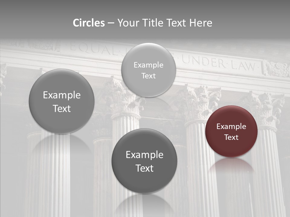 Architecture Courthouse Building PowerPoint Template