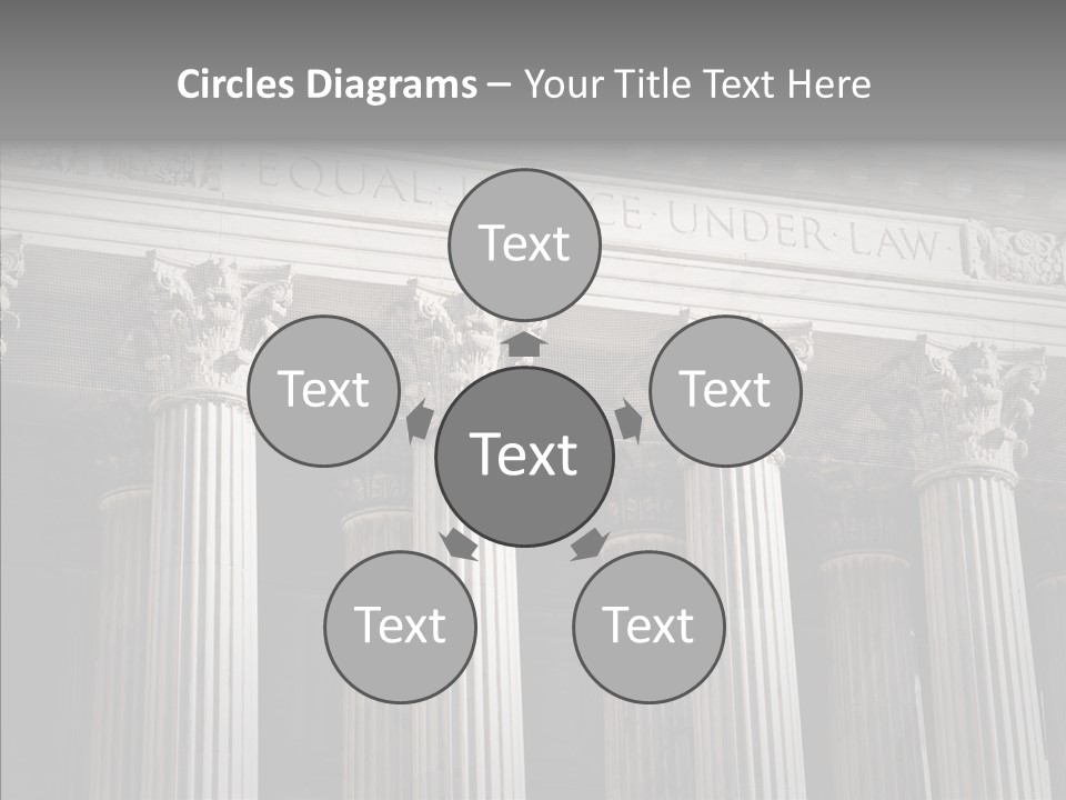 Architecture Courthouse Building PowerPoint Template