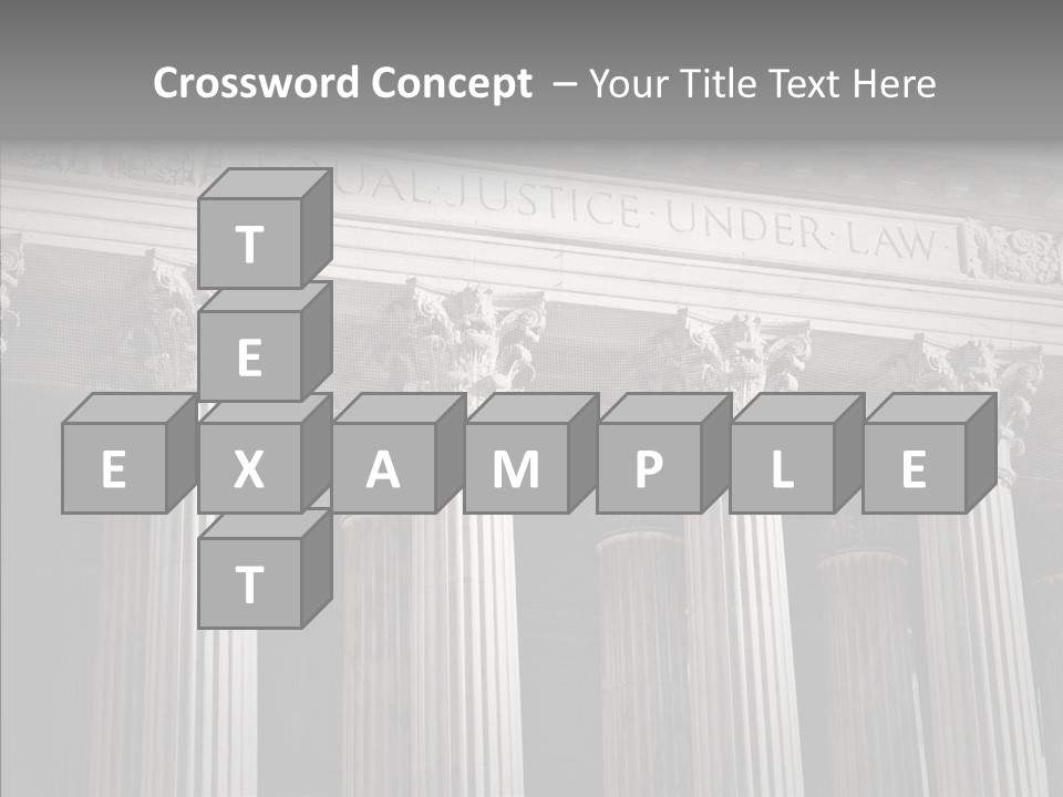 Architecture Courthouse Building PowerPoint Template