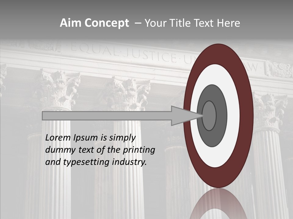 Architecture Courthouse Building PowerPoint Template