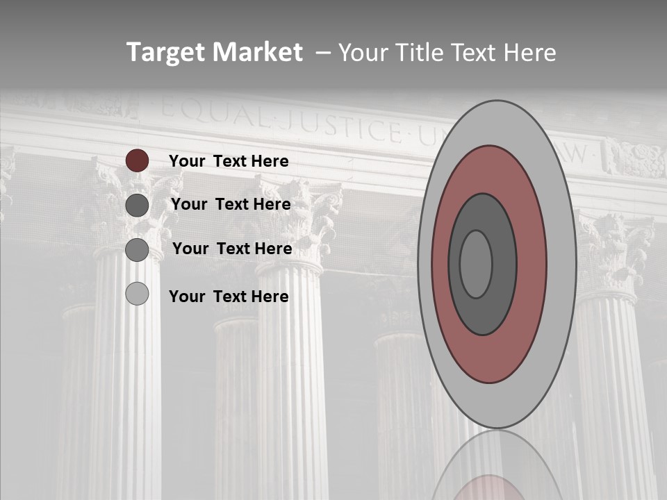 Architecture Courthouse Building PowerPoint Template