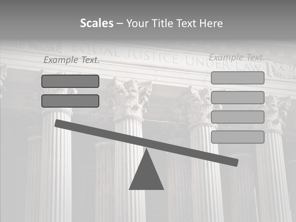 Architecture Courthouse Building PowerPoint Template