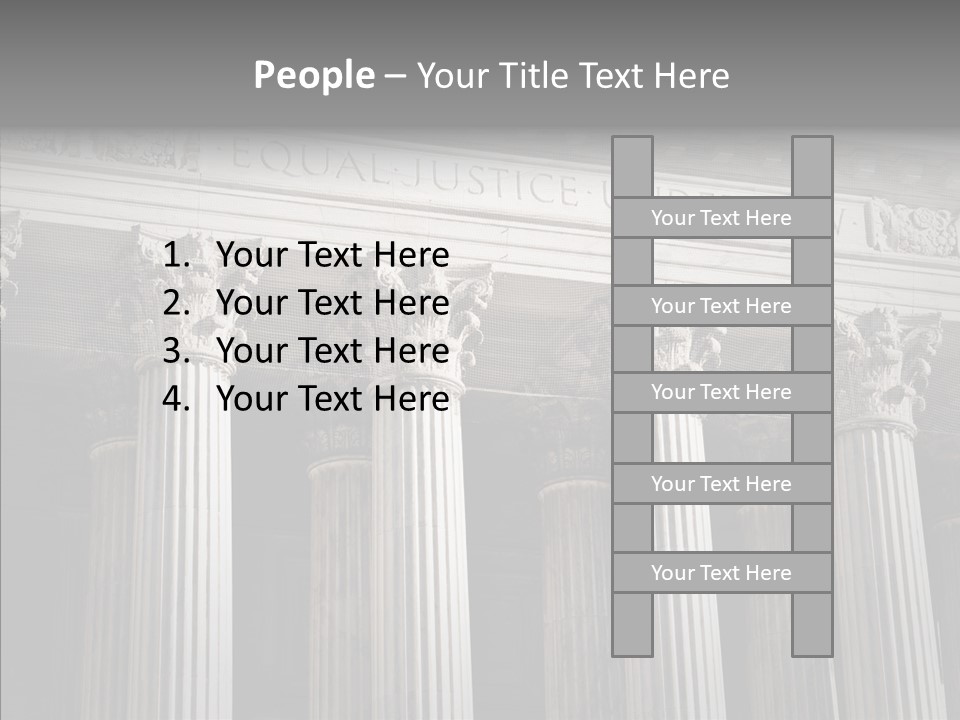 Architecture Courthouse Building PowerPoint Template