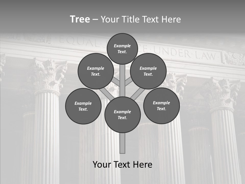 Architecture Courthouse Building PowerPoint Template