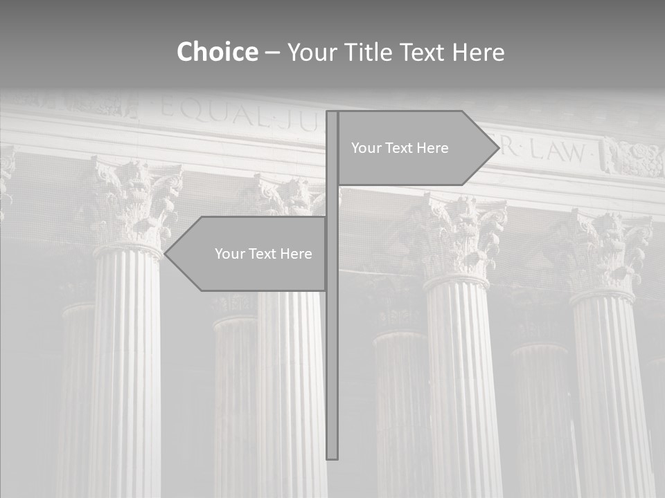 Architecture Courthouse Building PowerPoint Template
