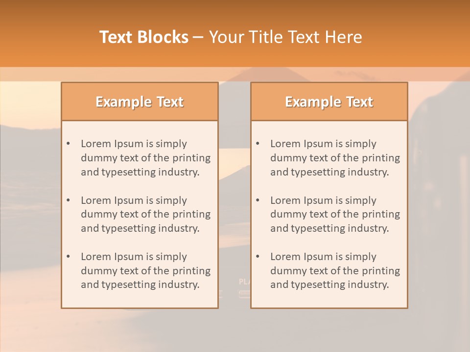 Movie Memories Tourism PowerPoint Template