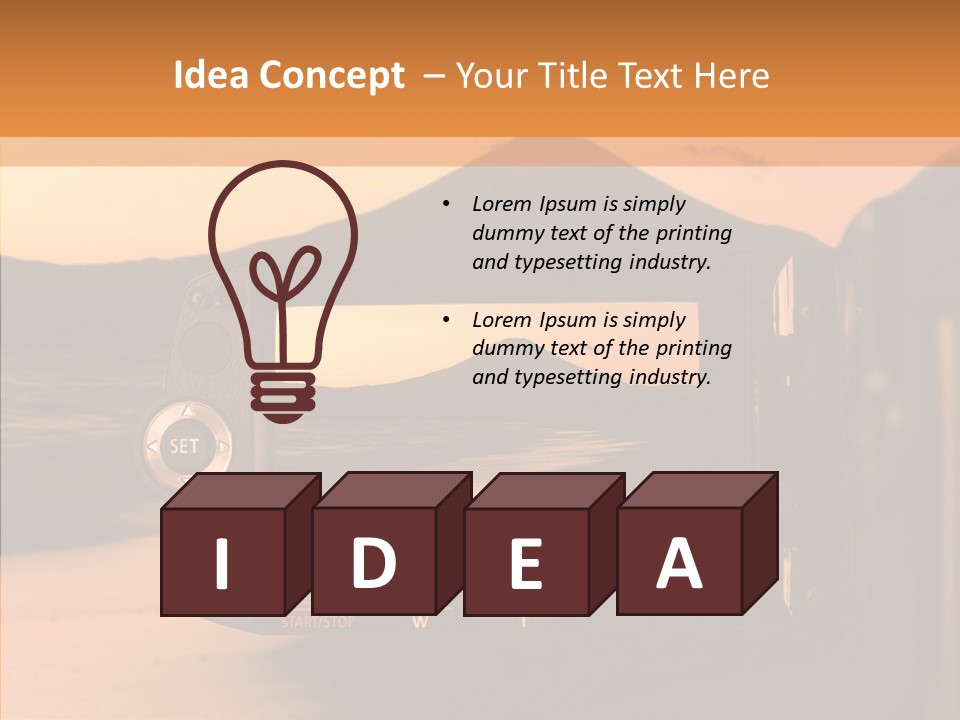 Movie Memories Tourism PowerPoint Template