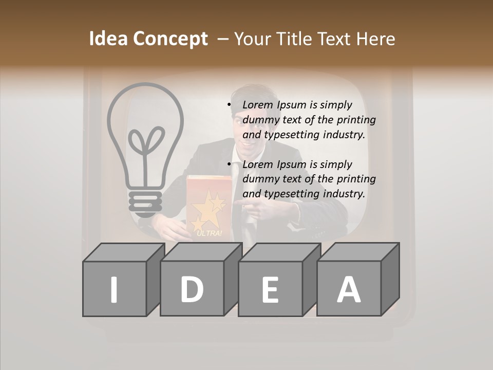 Commercial Success Hoaxer PowerPoint Template