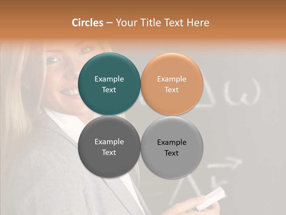 Student Glasses Question PowerPoint Template