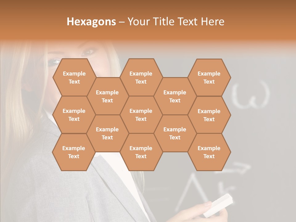 Student Glasses Question PowerPoint Template