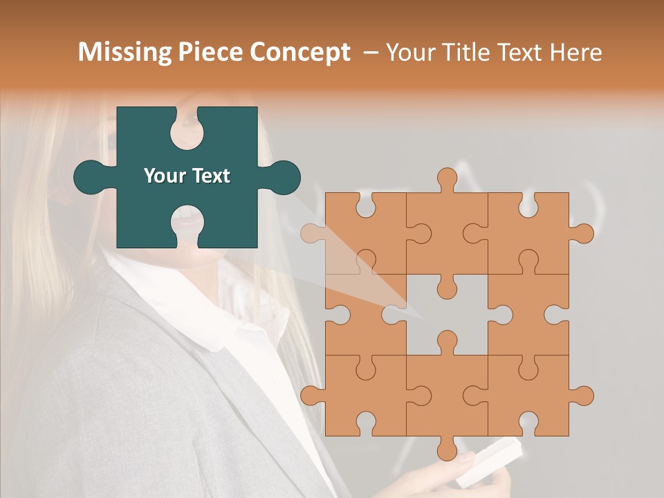 Student Glasses Question PowerPoint Template