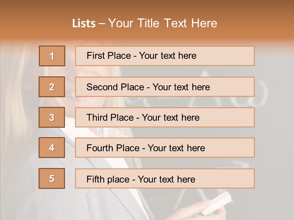 Student Glasses Question PowerPoint Template