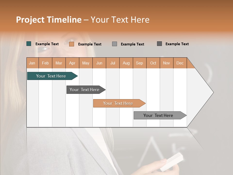 Student Glasses Question PowerPoint Template