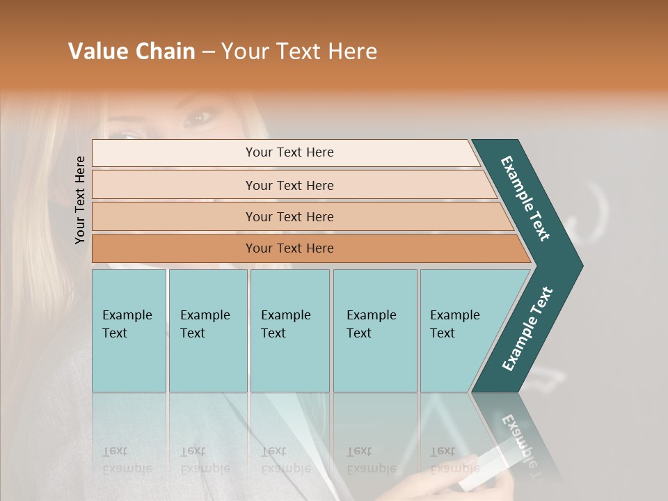Student Glasses Question PowerPoint Template