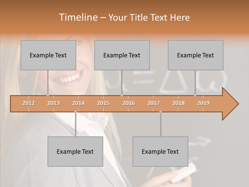 Student Glasses Question PowerPoint Template