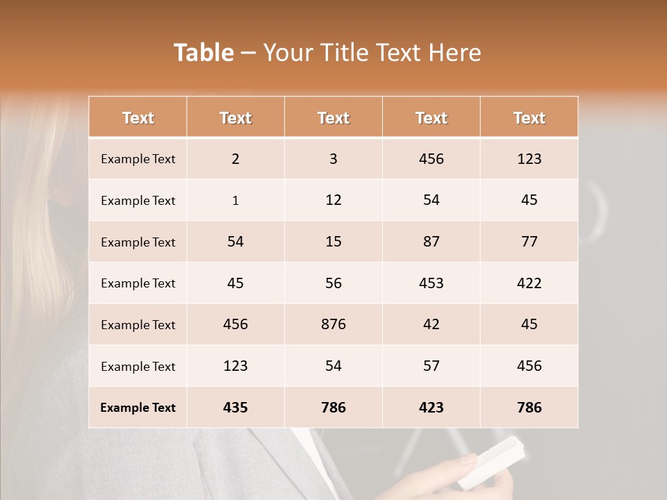 Student Glasses Question PowerPoint Template