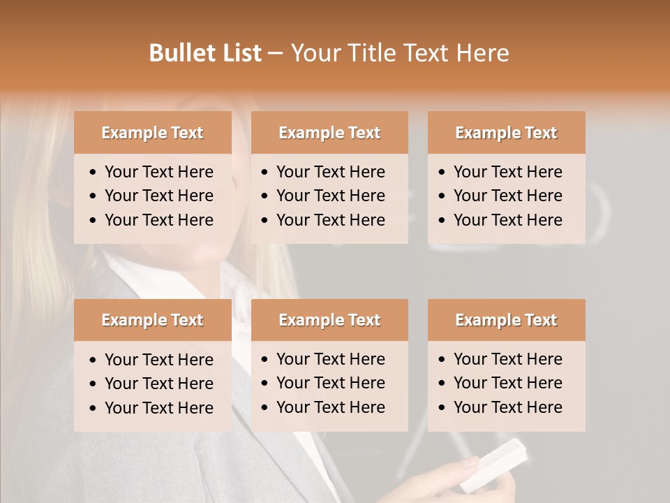 Student Glasses Question PowerPoint Template