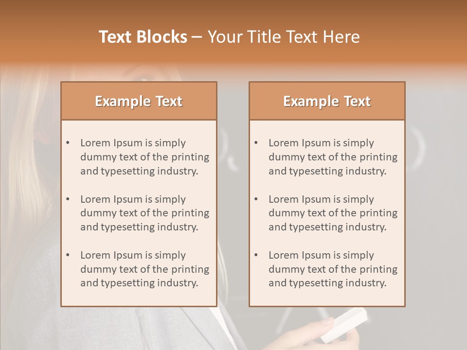 Student Glasses Question PowerPoint Template