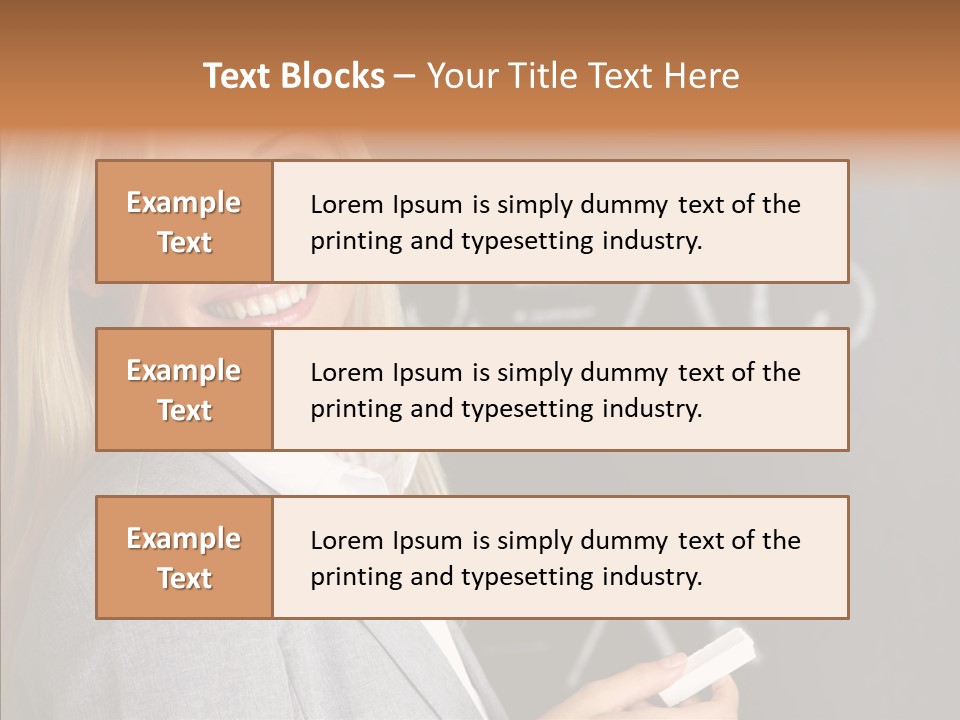 Student Glasses Question PowerPoint Template