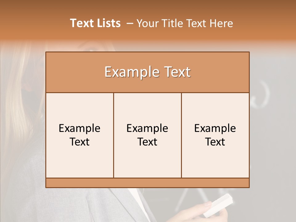 Student Glasses Question PowerPoint Template