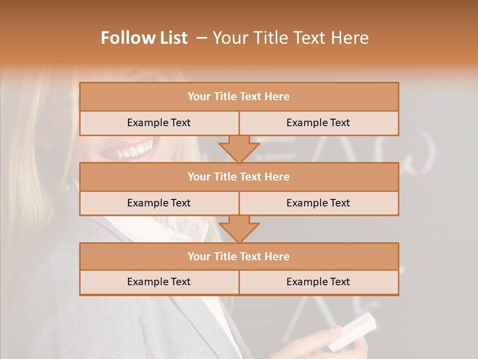 Student Glasses Question PowerPoint Template