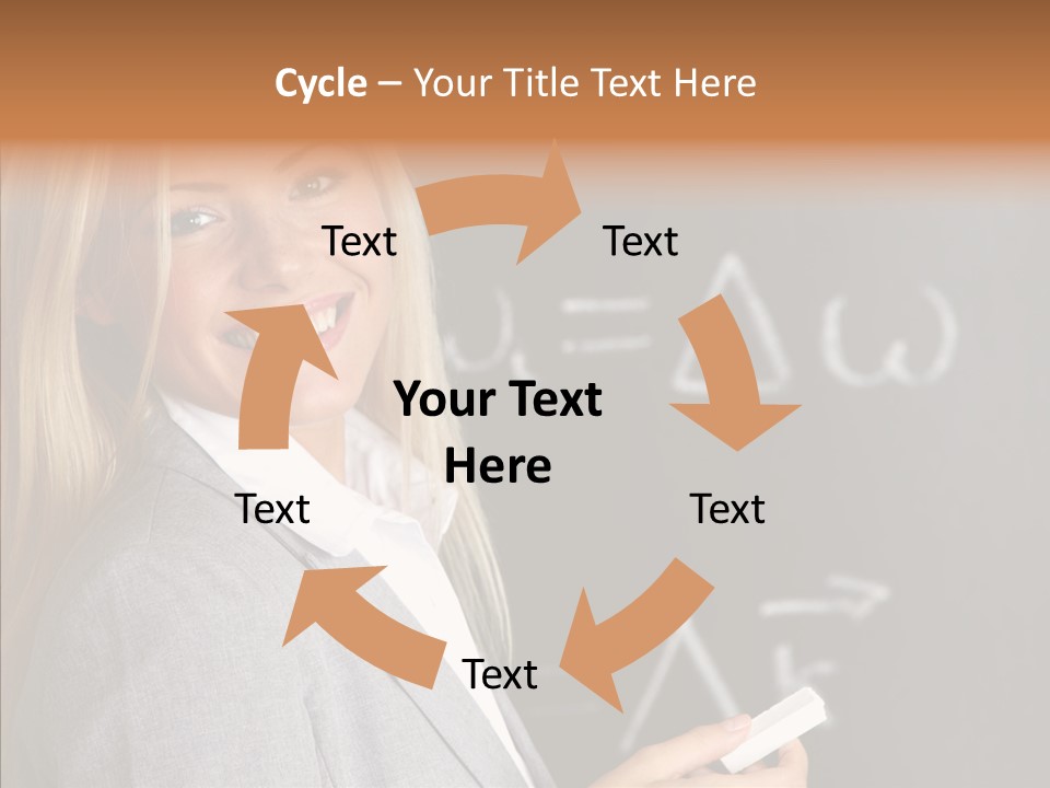 Student Glasses Question PowerPoint Template