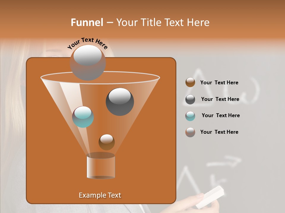 Student Glasses Question PowerPoint Template