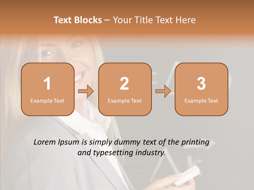 Student Glasses Question PowerPoint Template